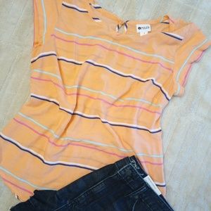 Stylish striped tee 2/22$